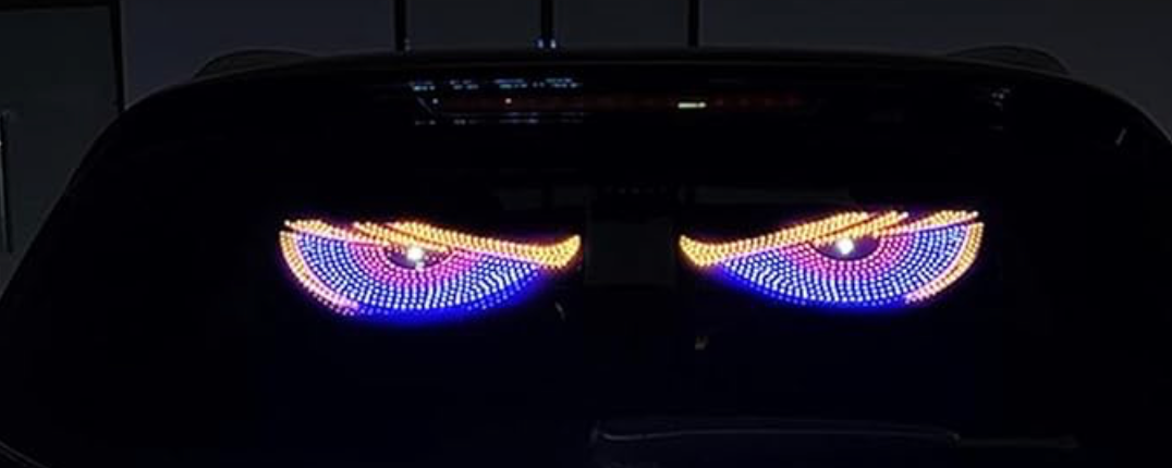 Automotive LED Devil’s Eye Decorative Car Lights